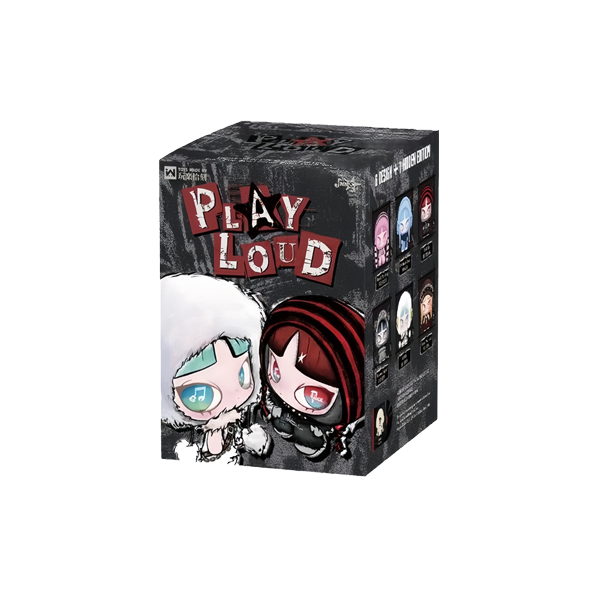 INN'S PLAY LOUD Series Blind Box Anime Style Cute Collectible Mystery Doll Random 1 PCS 6 Regular + 1 Secret Approx. 7.9 Inches Kawaii Stuffed Toy for Birthday and Holiday Gifts