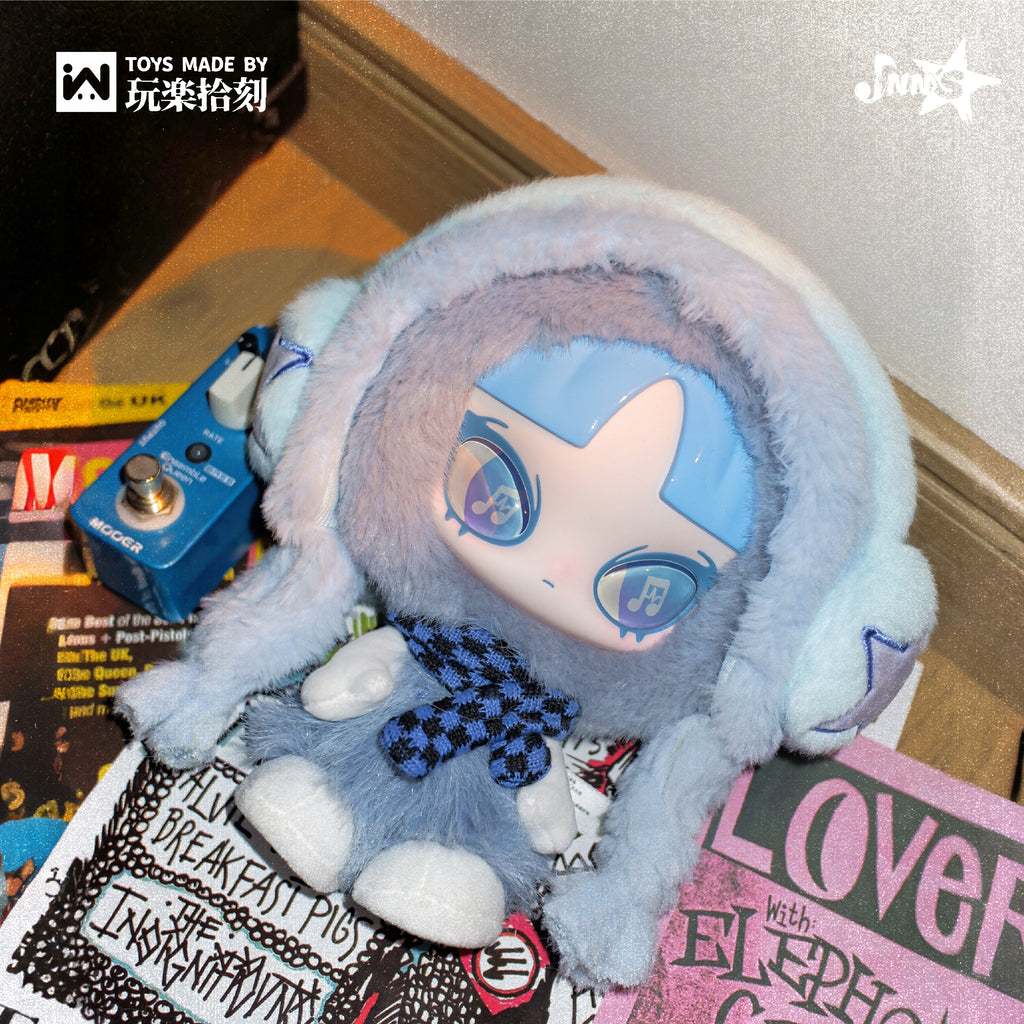 INN'S PLAY LOUD Series Blind Box Anime Style Cute Collectible Mystery Doll Random 1 PCS 6 Regular + 1 Secret Approx. 7.9 Inches Kawaii Stuffed Toy for Birthday and Holiday Gifts