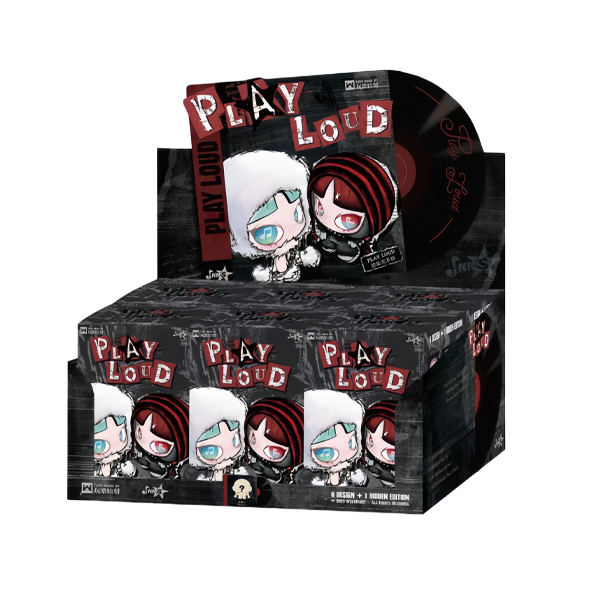 INN'S PLAY LOUD Series Blind Box Anime Style Cute Collectible Mystery Doll Random 1 PCS 6 Regular + 1 Secret Approx. 7.9 Inches Kawaii Stuffed Toy for Birthday and Holiday Gifts