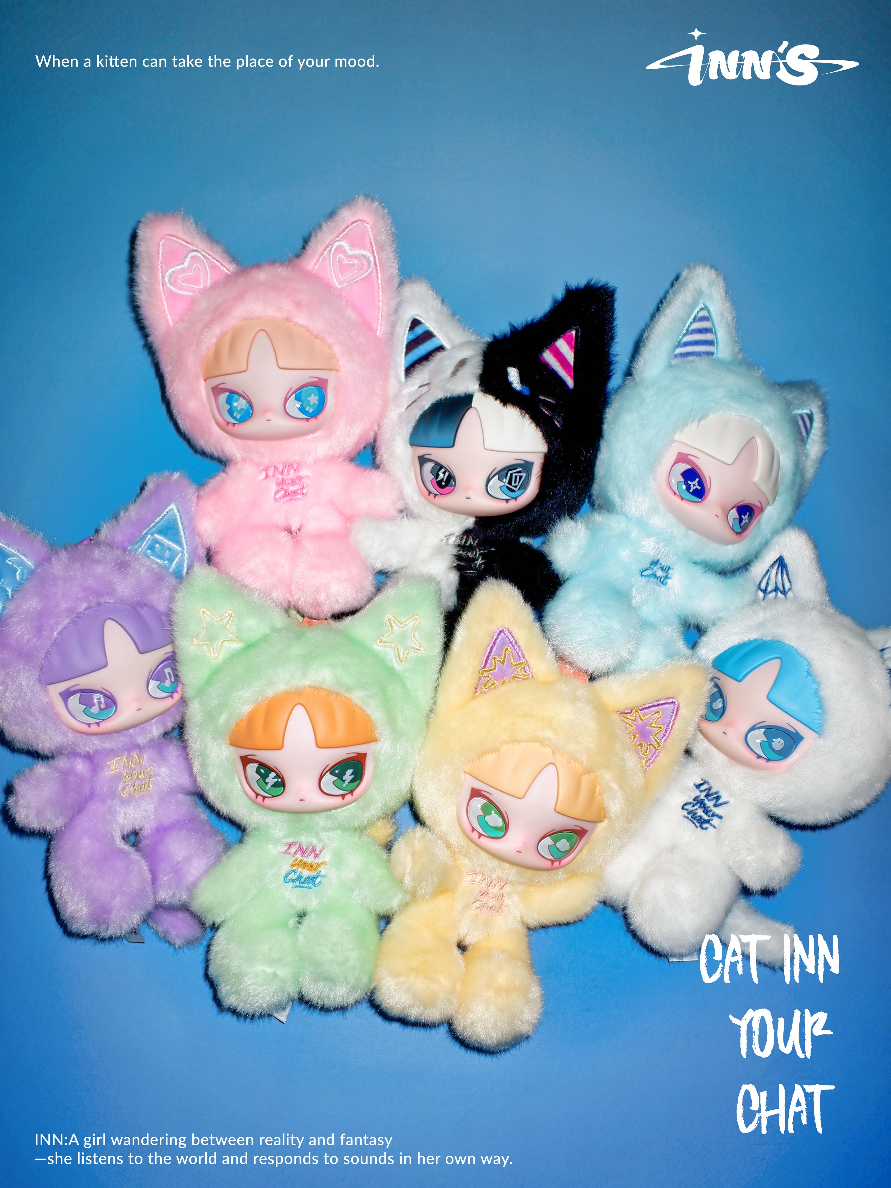 WLLEMART INN'S Cat INN Your Chat Series Plush Blind Box